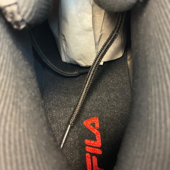 Fila Men's Mid-Cut Spitfire Athletic Sneakers 1BM01817-014 Black/Red Size 14M - Picture 7 of 9